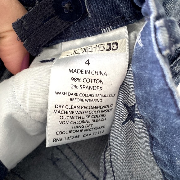Joe’s Jeans Girls Shorts Stars New - Picture 9 of 9